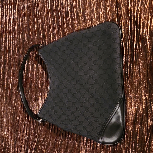 Gucci black signature Brit Hobo bag - Picture 2 of 2